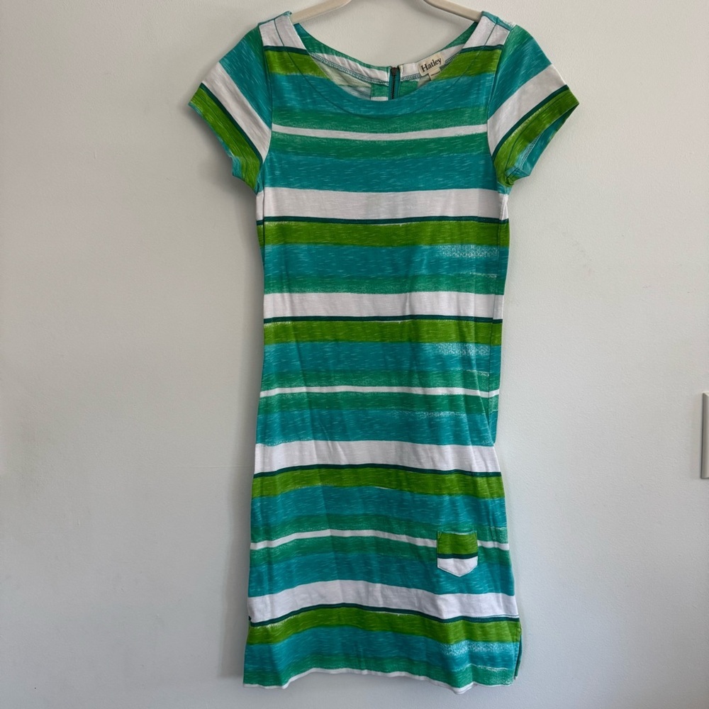 Like New Hatley Nellie Striped Cotton Tee Shirt Dress Size XS